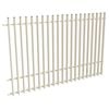 ProtectorAl 1201-2399W x 1500H Surfmist Aluminium Radiator Pool Fence Panel with mid rail