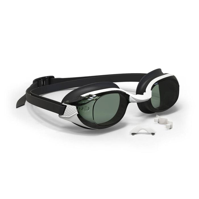 Swimming Goggles Corrective Smoked Lenses - 500 BFit - Black- L -2 / R -2