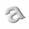Sandleford 75mm Suburban Stainless Steel Self Adhesive House Letter A - A