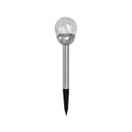 Click 26.5cm Crackle Ball Solar LED Pathway Light