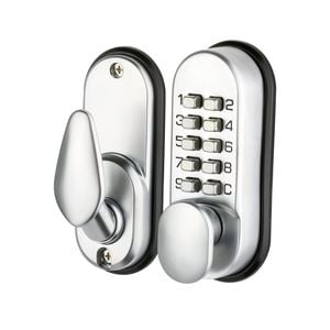 Ikonic Satin Chrome Plated Digital Lock