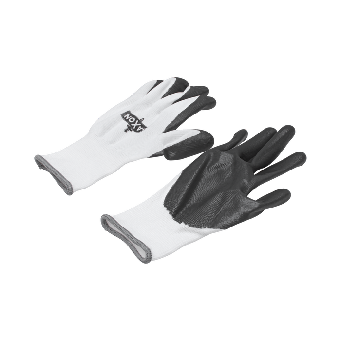 Saxon Large Nitrile Dipped Garden Gloves - 6 Pack