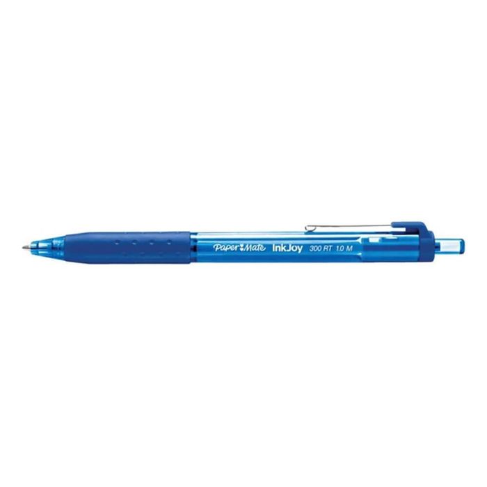 Paper Mate Inkjoy 300 Retractable Pen 1mm (Box of 12) (Blue)