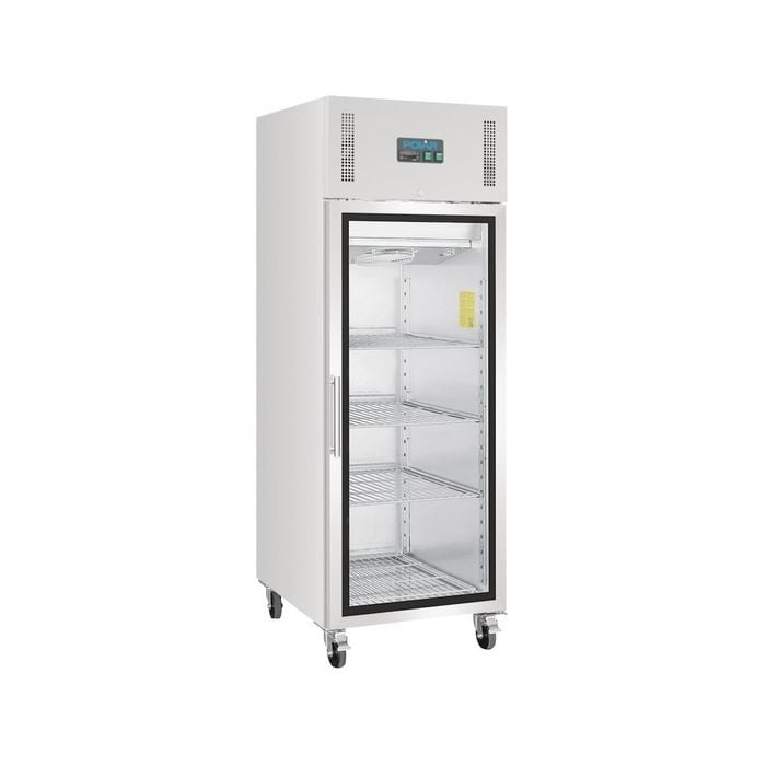 Polar G-series Gastro Display Glass Door Fridge 600ltr - White - Commercial Drink Fridges (gh218-a)