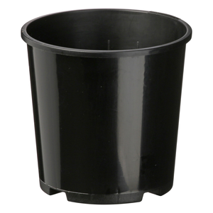 IP Plastics 0.75L 10cm Black Round Pot