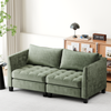 Advwin 2 Seater Sofa 184cm Chenille Loveseat Couch Sectional Sofa Green