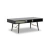 Modern Furniture OMARI 117cm Black & Green Oak Coffee Table