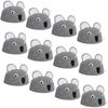12x 55cm Koala Animal Hat Costume Accessory | Felt | Elastic Chin Strap | Australian Theme - Grey | One Size | Animal Hat
