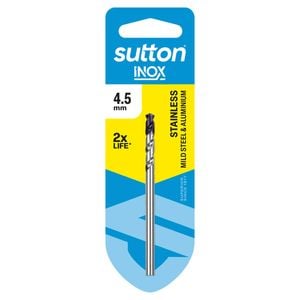 Sutton Tools 4.5mm INOX Stainless Steel Jobber Drill Bit