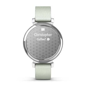 Garmin Lily 2 Classic OSFA Silver Sage with Grey Fabric Band