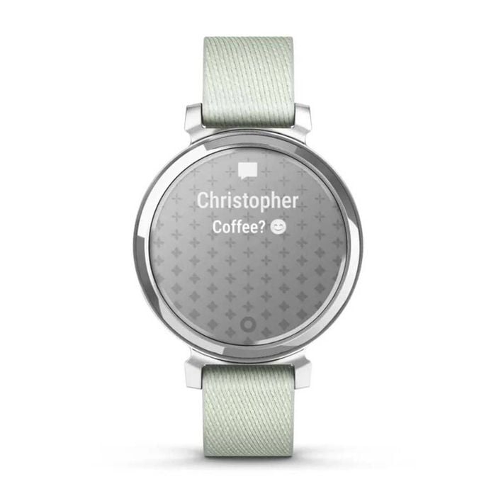 Garmin Lily 2 Classic OSFA Silver Sage with Grey Fabric Band