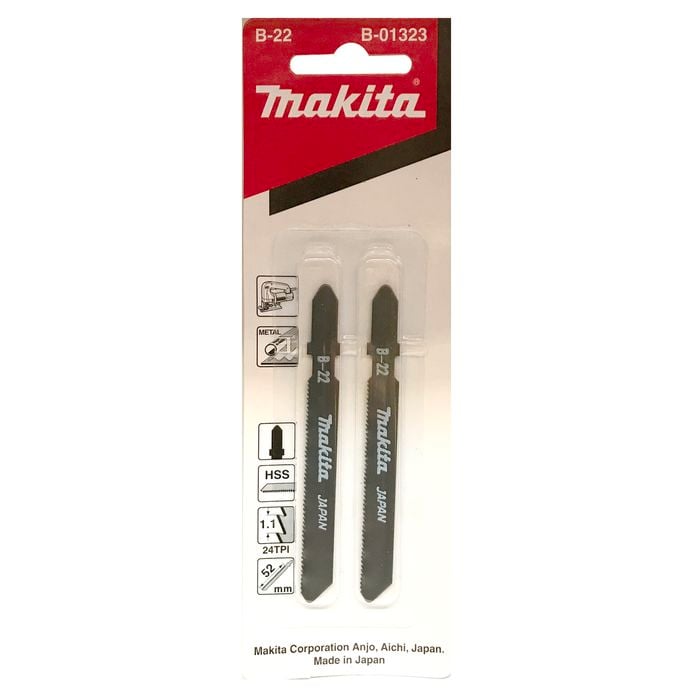 Makita No. B22 24 Teeth Jigsaw Blade - 2 Pack