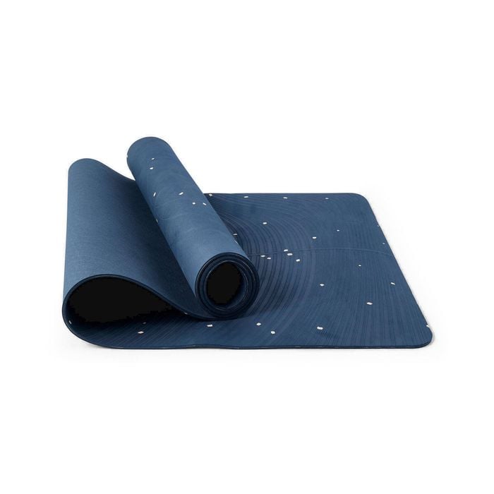 Decathlon - Light Yoga Mat 185 X 61 Cm X 5 Mm - Navy Blue - One Size