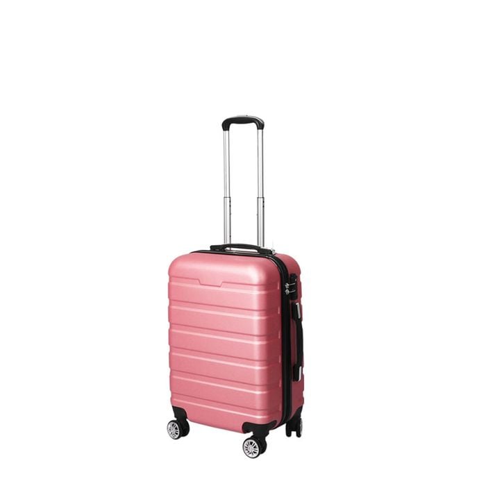 Slimbridge 20" ABS Carry On Luggage Rose Gold