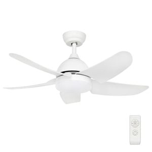 Brilliant 100cm Matt White Bellis AC Ceiling Fan