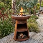 Mimosa Rustic Plancha Firepit With Grill