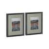 Nicola Spring Photo Frames with 4" x 6" Mount - 8" x 10" - Black - Pack of 2