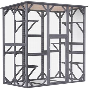 Advwin Cat Cage Large Walk-in Cat Catio 181x181x98cm