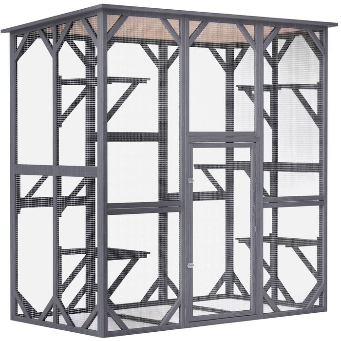 Advwin Cat Cage Large Walk-in Cat Catio 181x181x98cm