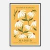 Galrie Charming Floral Art Print from Flower Market Madrid Botanical Archive No.5, Black Frame, A3 30 x 42cm (12 x 16inch)