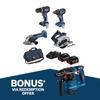 Bosch 18V Professional 4 Piece 2x5.0Ah Kit 0615A5008V