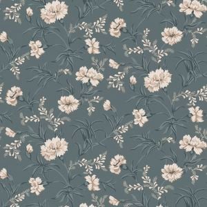Wallpaper Trader Emilie Wallpaper Roll 10.05m X 53cm, Teal