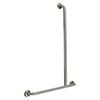 Metlam Australia 1100mm x 700mm Satin Stainless Steel Offset Right Hand Shower Grab Rail