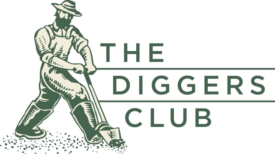 Logo with Silhouette of man and lettering
