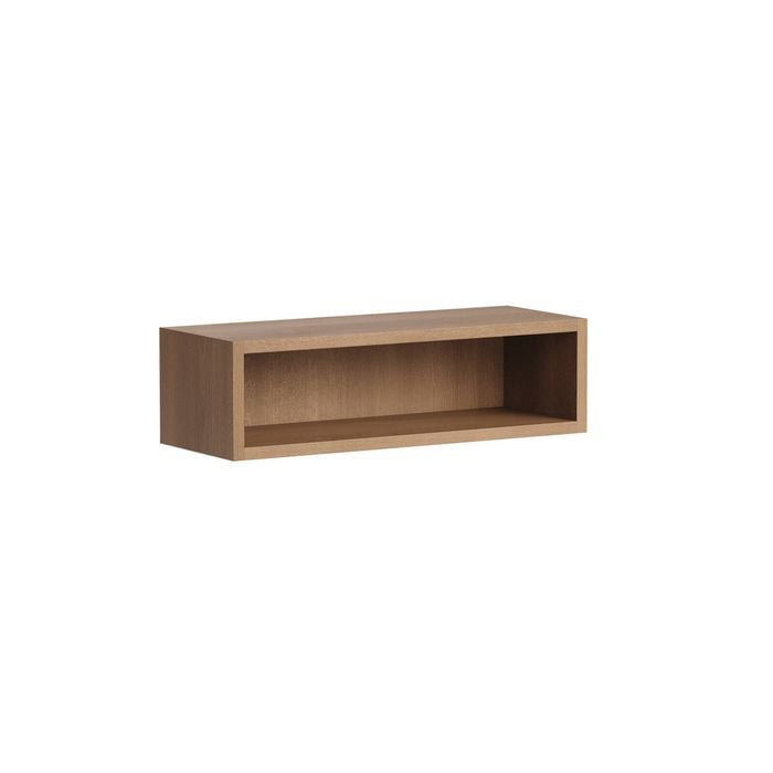 Kaboodle 600-699mm Cajun Oak Customisable Shallow Infill Open Shelf