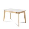Lauft Computer Desk Office Study Student Wood Table Drawer Nordic White Natural