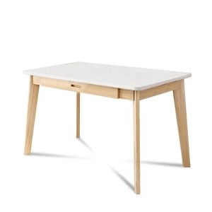 Lauft Computer Desk Office Study Student Wood Table Drawer Nordic White Natural