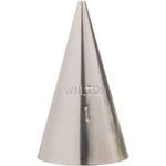 Wilton Stainless Steel #1 Round Piping Tip - Silver