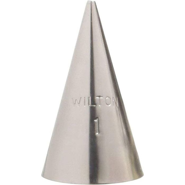 Wilton Stainless Steel #1 Round Piping Tip Icing Cake Decorating Nozzle Silver