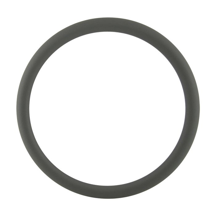 Cal Custom 14" Light Grey Leather Half-Wrap Replacement for Steering Wheel