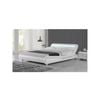 Thomas Queen PU Bed with LED Light - White