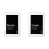 2PK Unigift A1 Iconic MDF Acrylic Photo Frame Picture Holder - White
