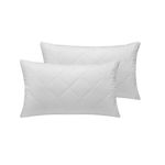 Dreamaker Quilted Cotton Cover Pillow Protector (Twin Pack)