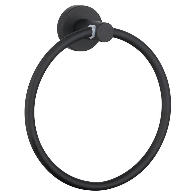 Mondella Matte Black Resonance Towel Ring