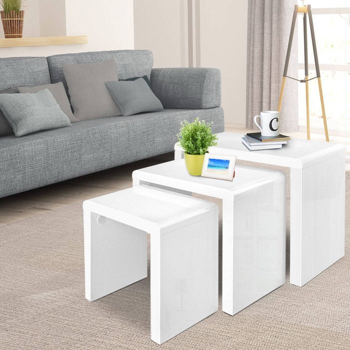 Artiss Set of 3 Nest of Coffee Tables