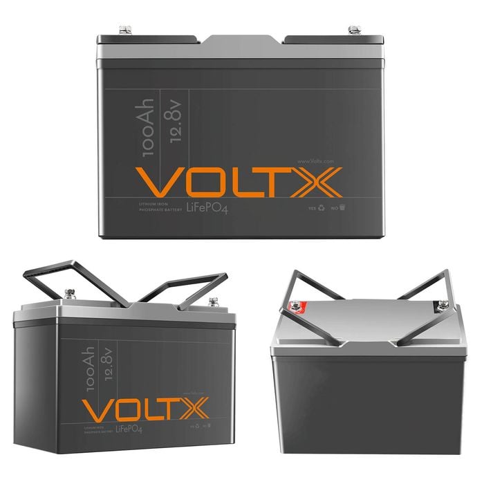 Voltx 12v 100ah Lifepo4 Lithium Battery – Prismatic Cells, 4000+ Cycles, Reliable Power For Rv & Camping