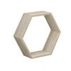 Flexi Storage Oak Hexagonal Shelf