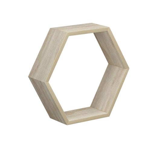 Flexi Storage Oak Hexagonal Shelf Bunnings Australia