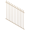ProtectorAl 0350-1200W x 1200H Primrose Spear Top Pool Fence Panel Raked 16-30º