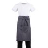 Whites Bistro Apron Polycotton Charcoal With Pocket