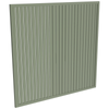 ProtectorAl 1001-2000W X 1001-2000H Pale Eucalypt Aluminium Welded Slat Panel Vertical 9mm Gap