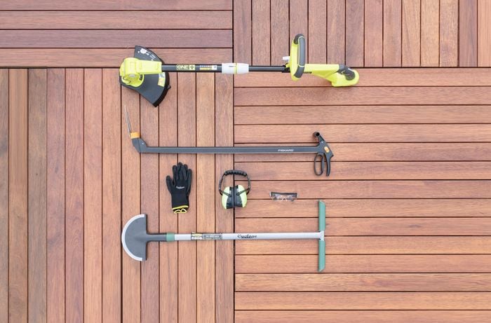 Tools needed to trim your lawn edges.