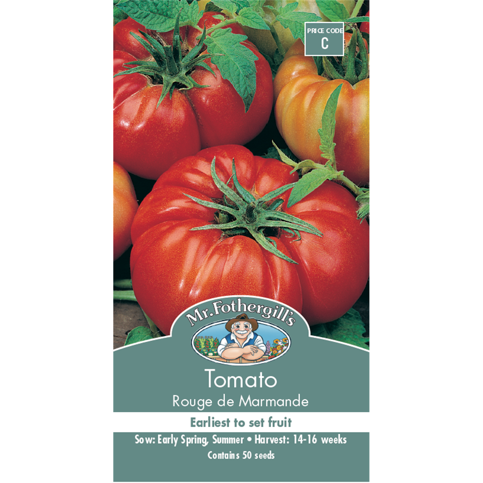 Mr Fothergill's Rouge De Marmande Tomato Vegetable Seeds