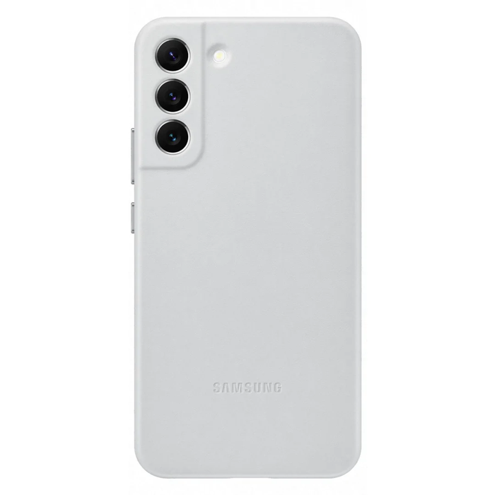 Samsung Galaxy S22+ Leather Cover - Light Grey
