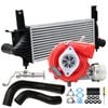 GEN1 High Flow Turbo Charger With 62mm Intercooler & Hoses And Genuine Oil Feed Pipe For Nissan Navara D40 YD25 2.5L