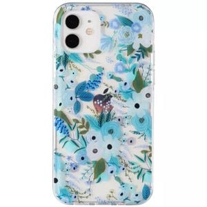Flower Floral Shockproof Case Shockproof Cover - For Apple iPhone 11 (Blue)